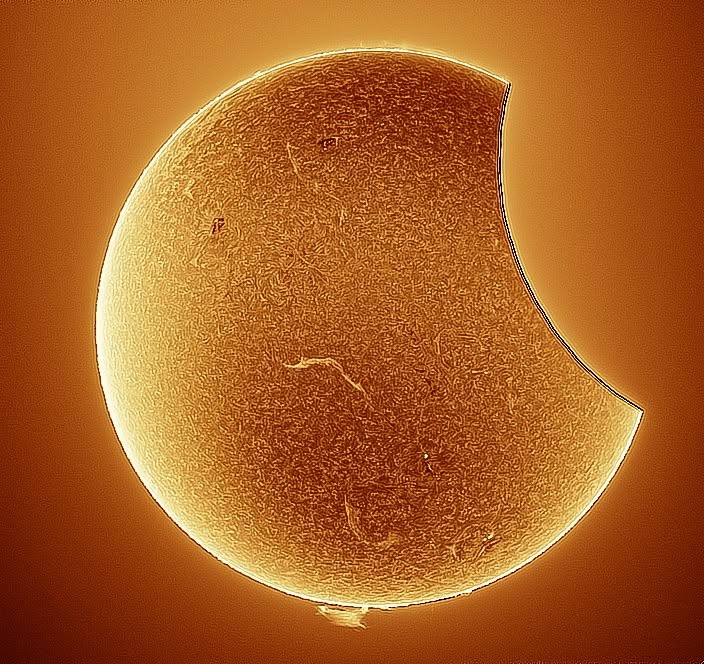 Partial solar eclipse